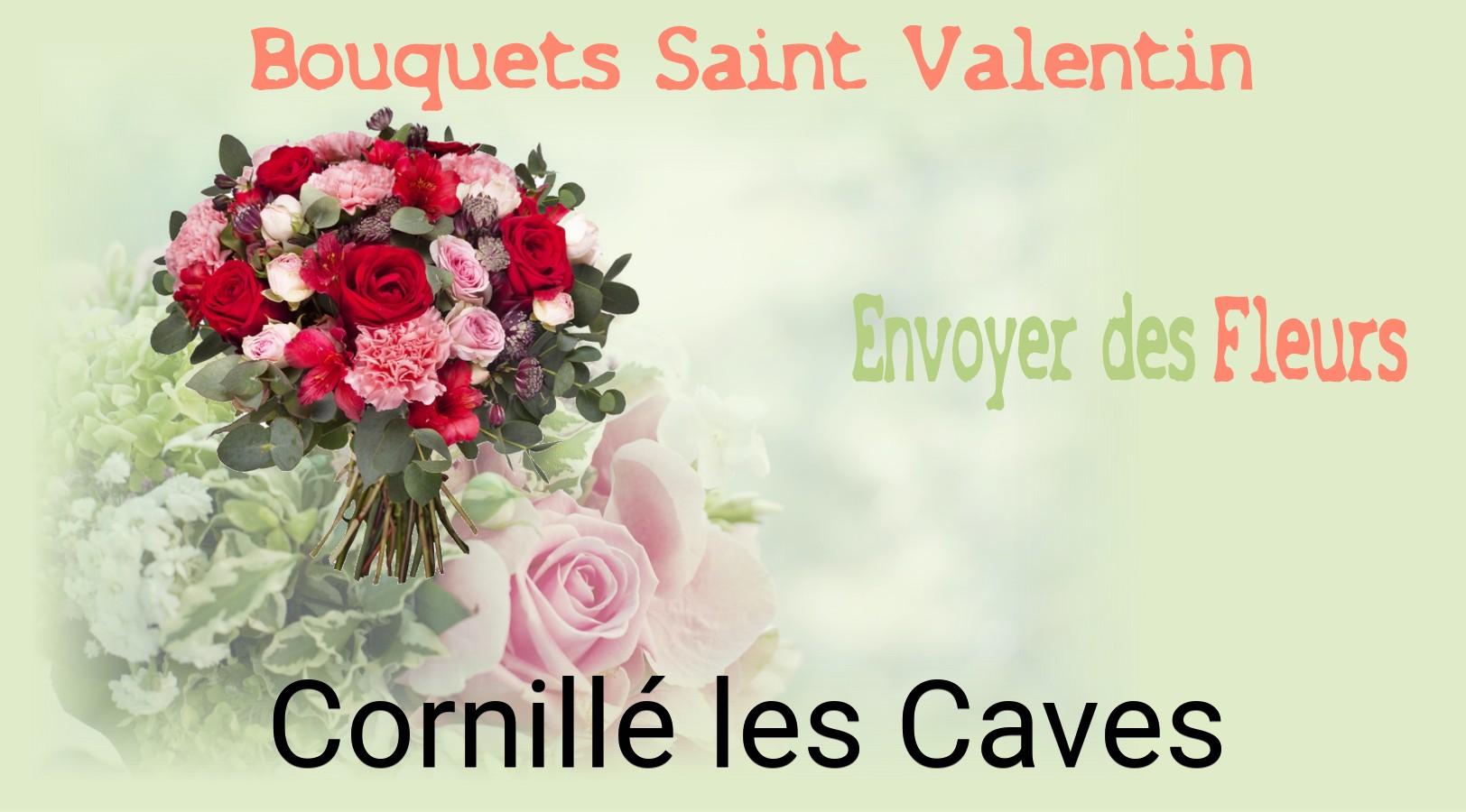 Roses de Saint-Valentin livrées à Cornillé-les-Caves